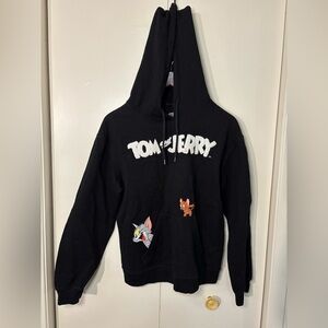 Tom and Jerry Black Hoodie